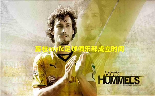 藤枝myfc足球俱乐部成立时间